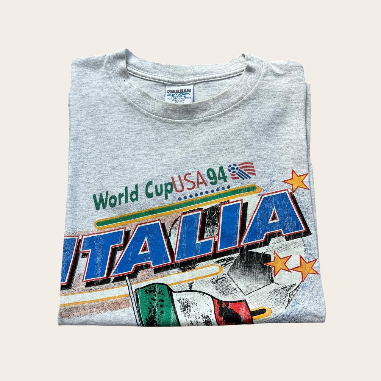 Vintage USA World Cup 94 football tournament team Italy t-shirt