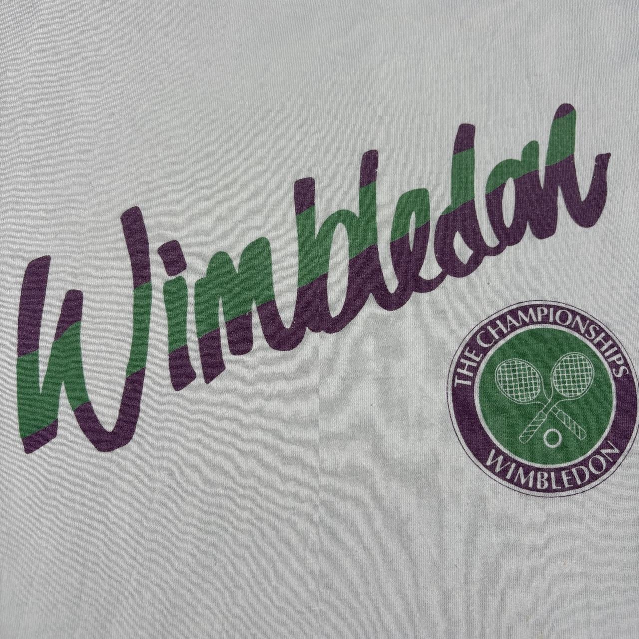Vintage Y2K Wimbledon Championships tennis tournament t-shirt