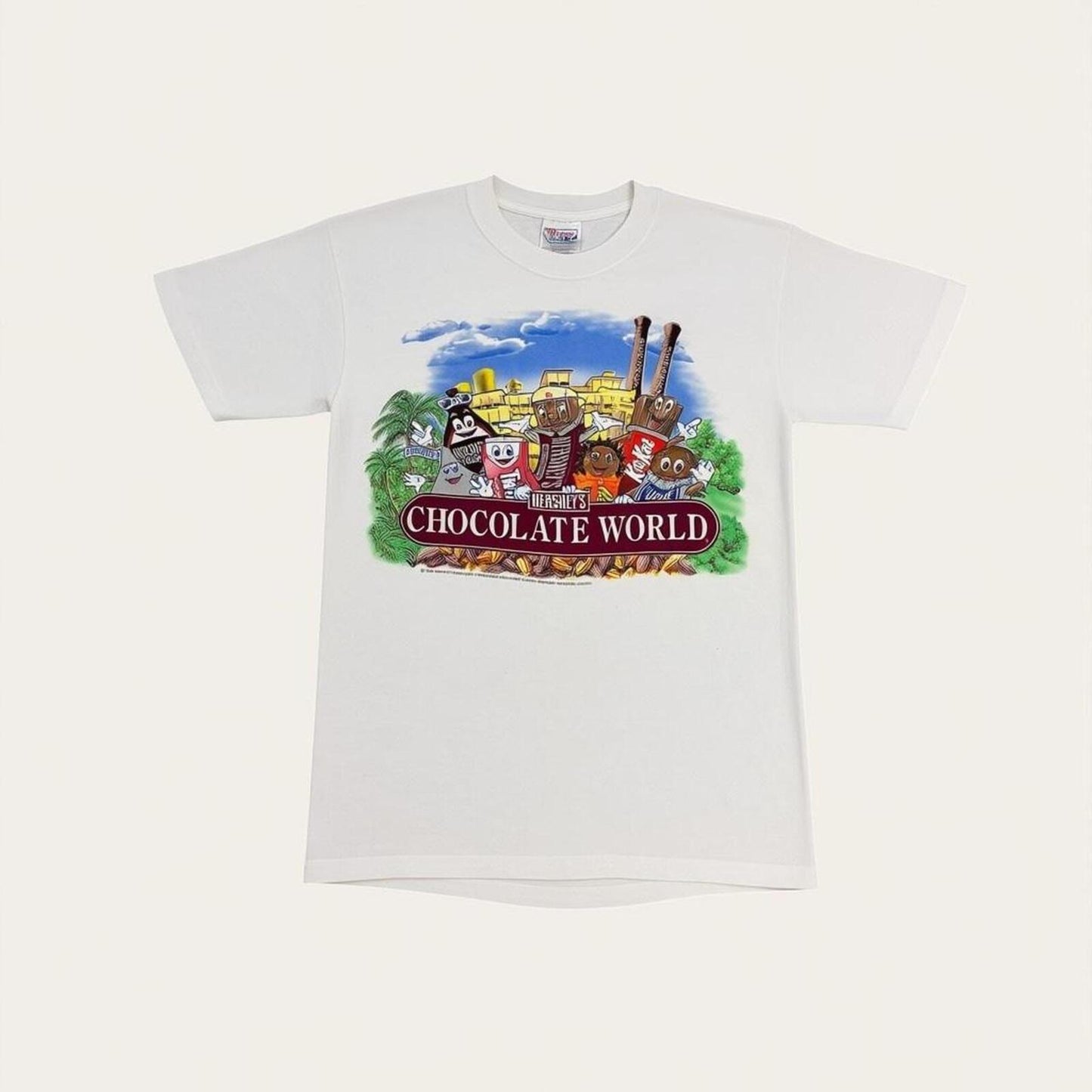 Vintage 90s USA Hershey’s chocolate world Pennsylvania souvenir t-shirt