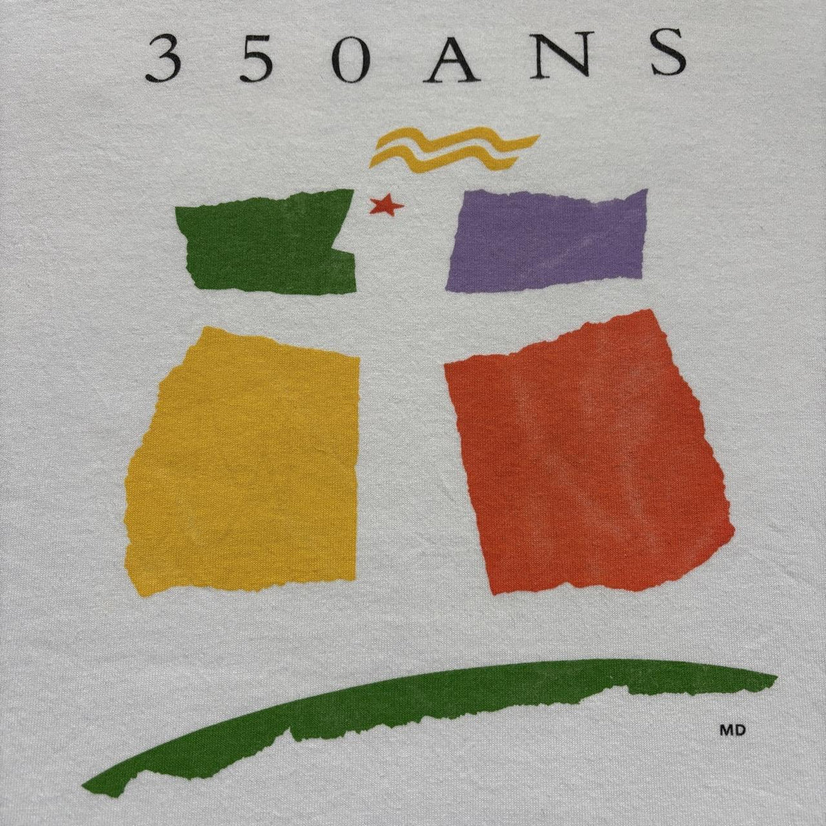 Vintage 90s Montreal festival Quebec music culture souvenir t-shirt