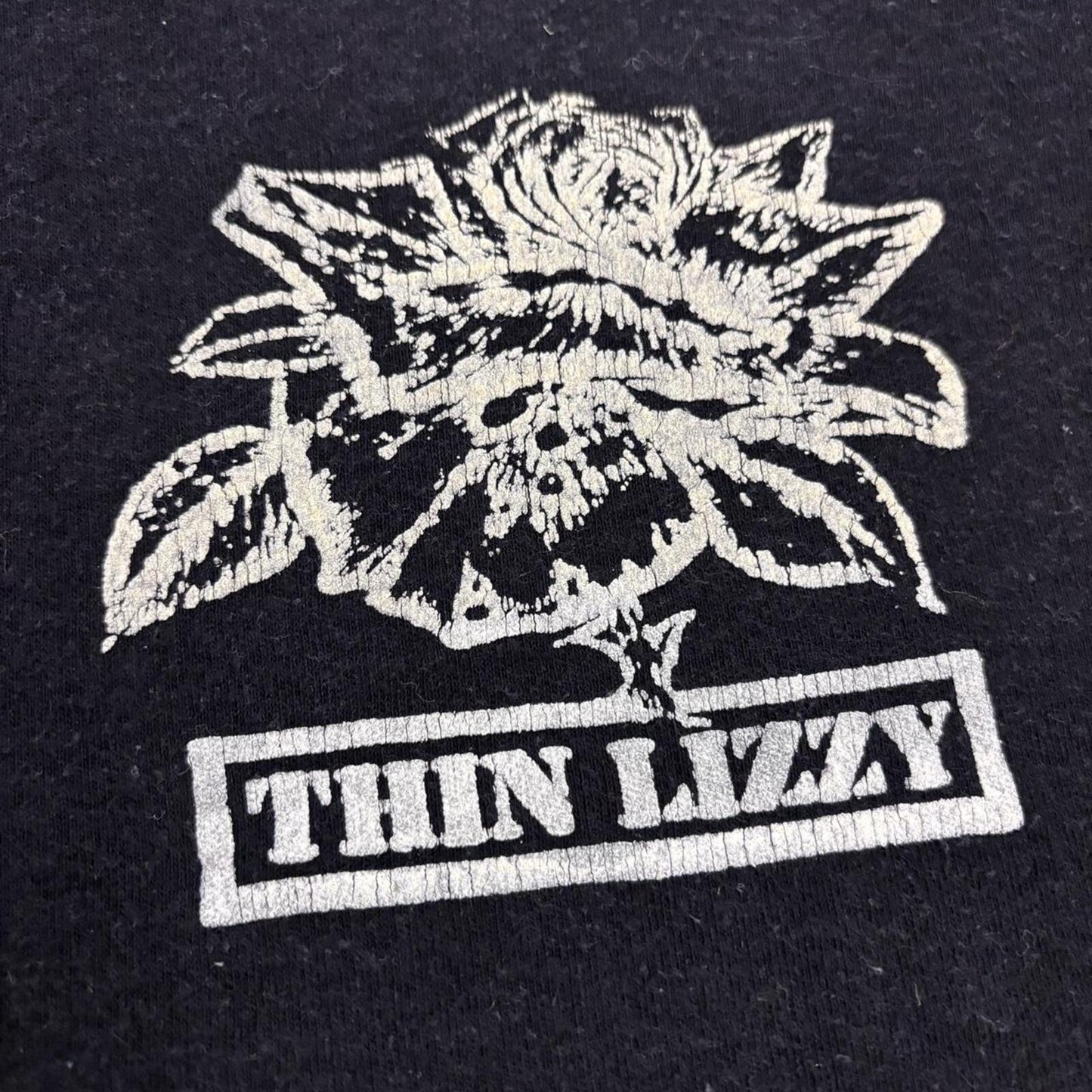 Vintage 70s Thin Lizzy British Tour rock music band t-shirt