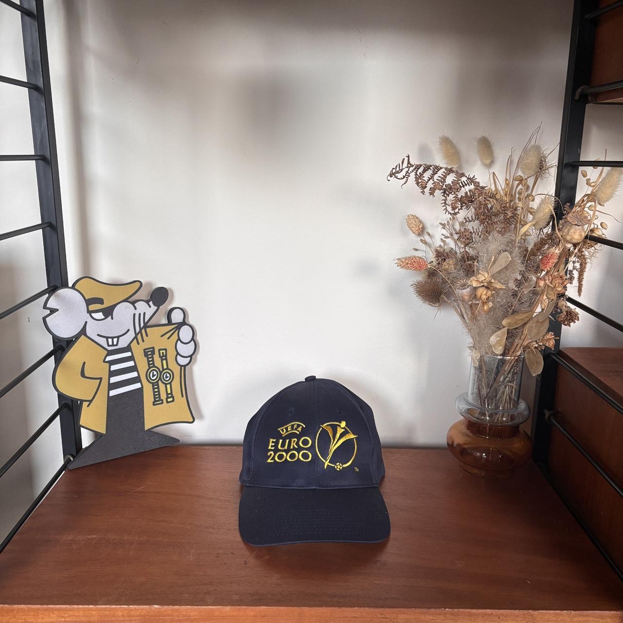 Vintage Y2K Euro 2000 football tournament graphic cap