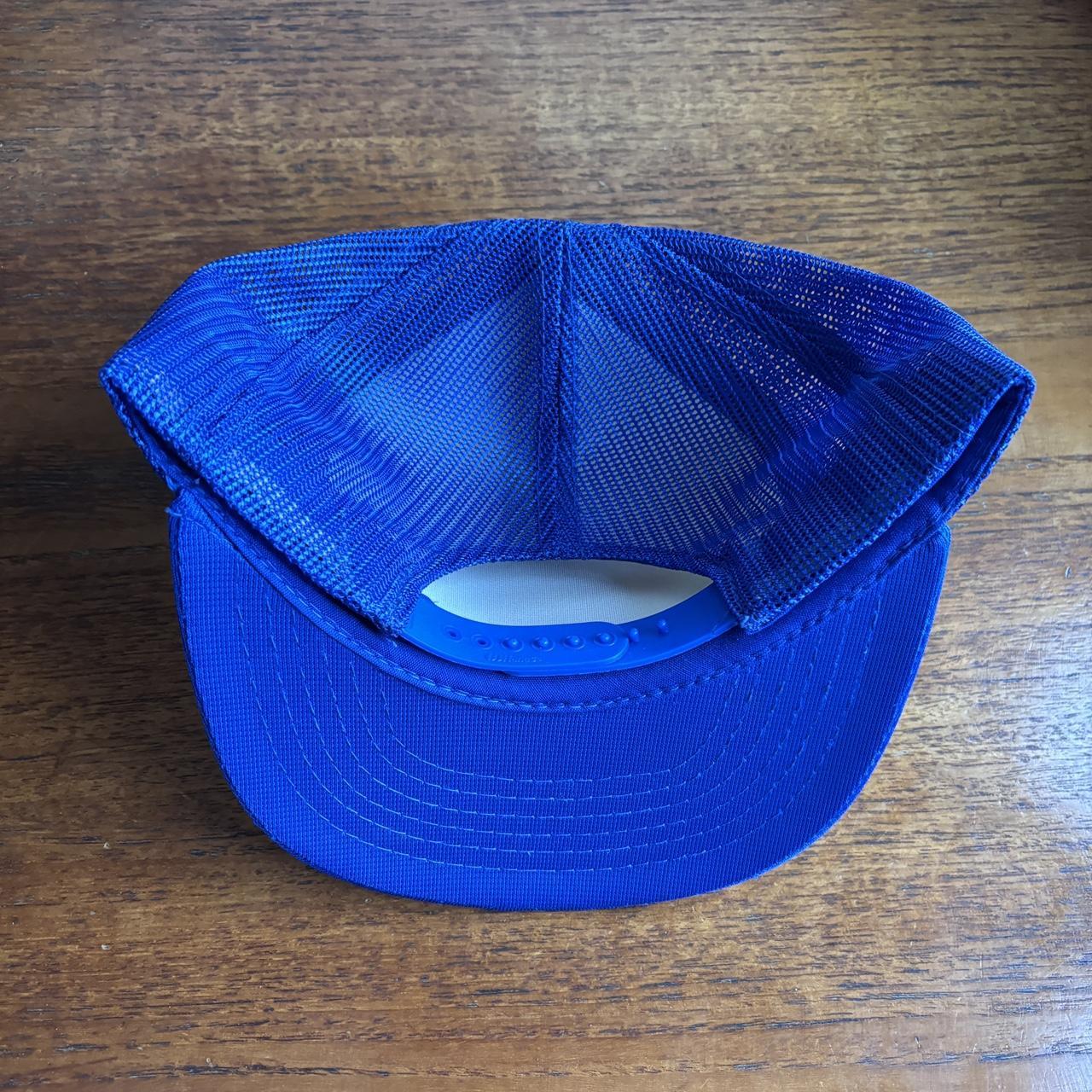 Vintage 90s USA power punch oil automobile motors graphic trucker cap