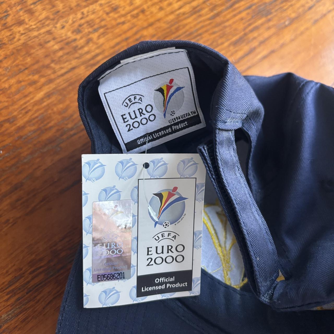 Vintage Y2K Euro 2000 football tournament graphic cap
