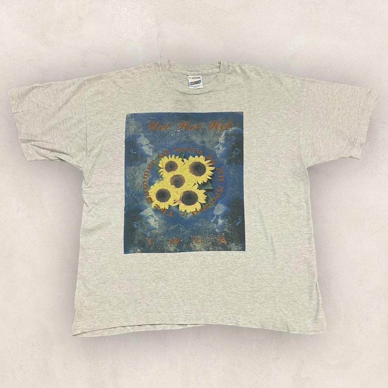 Vintage 90s Wet Wet Wet rock band summer of love UK tour graphic band t-shirt