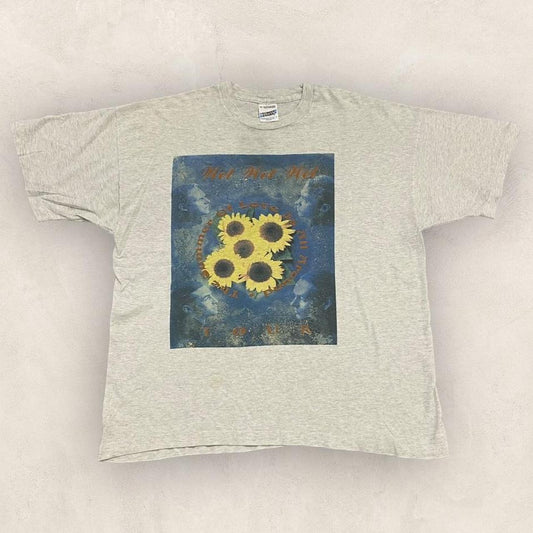 Vintage 90s Wet Wet Wet rock band summer of love UK tour graphic band t-shirt