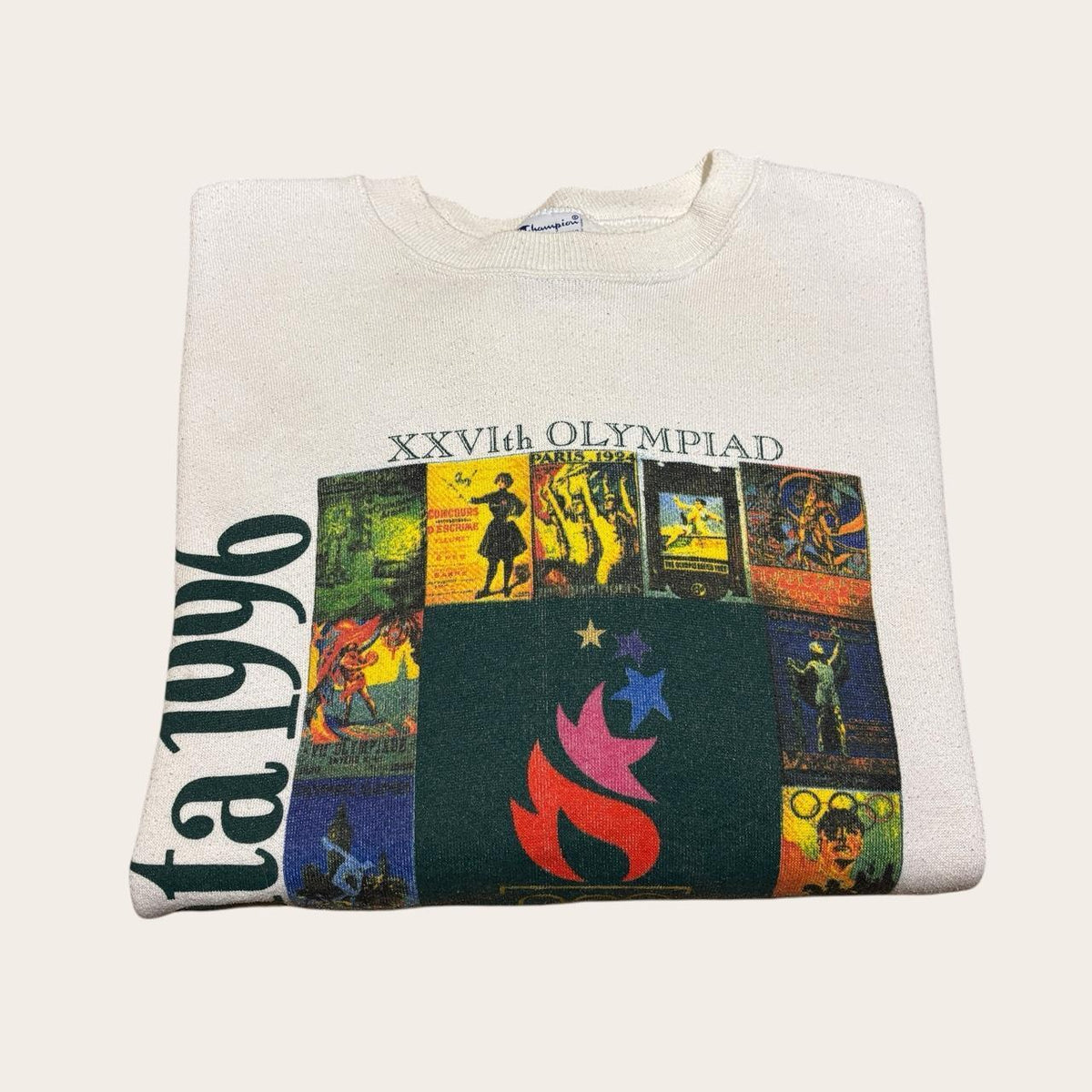 Vintage 90s USA Atlanta Olympics summer games athletics sweatshirt