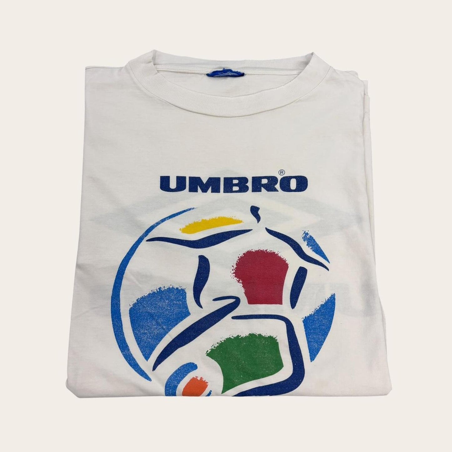 Vintage UEFA Euro 96 football tournament England Umbro graphic t-shirt