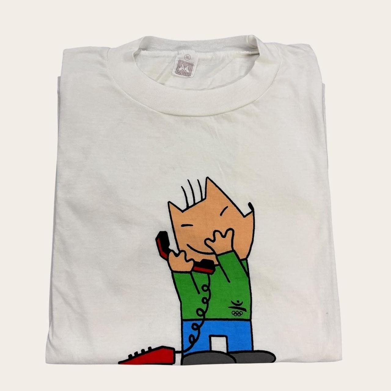 Vintage 90s Barcelona Olympics athletics Cobi mascot t-shirt