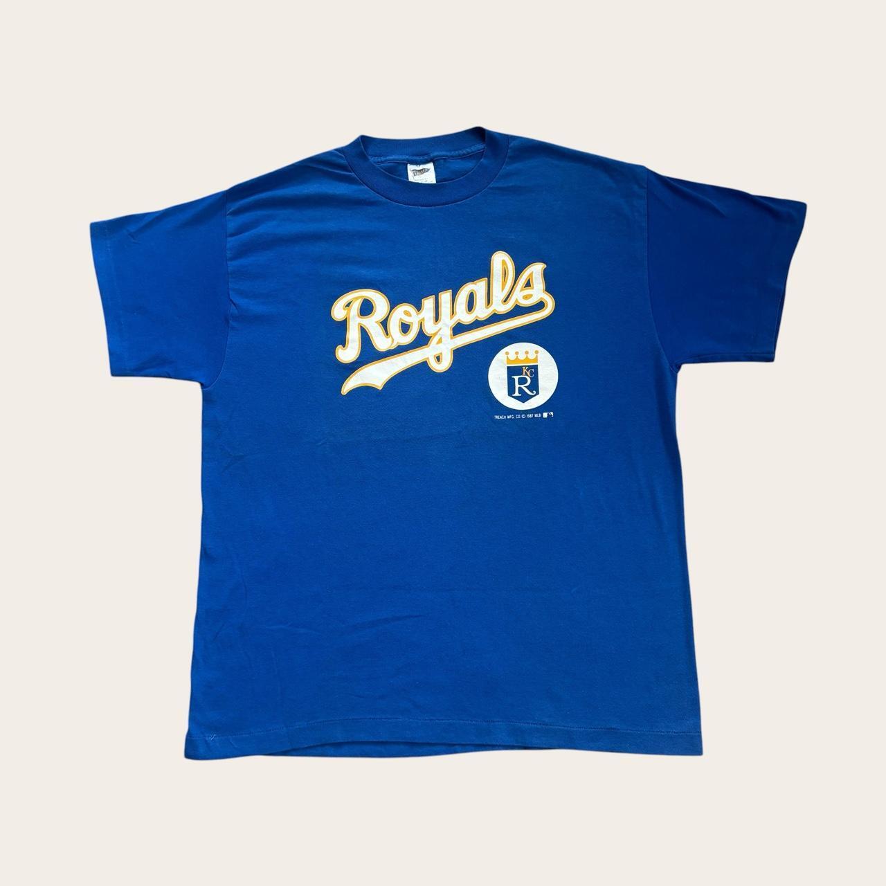 Vintage 80s USA Kansas City Royals MLB Major League Baseball t-shirt