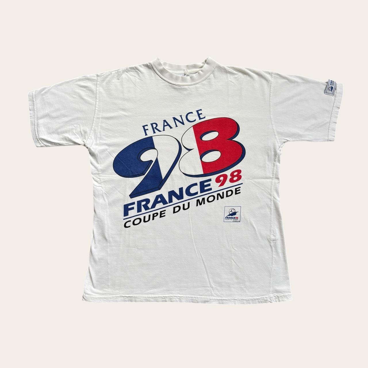 Vintage France 98 World Cup football tournament coupe du monde t-shirt