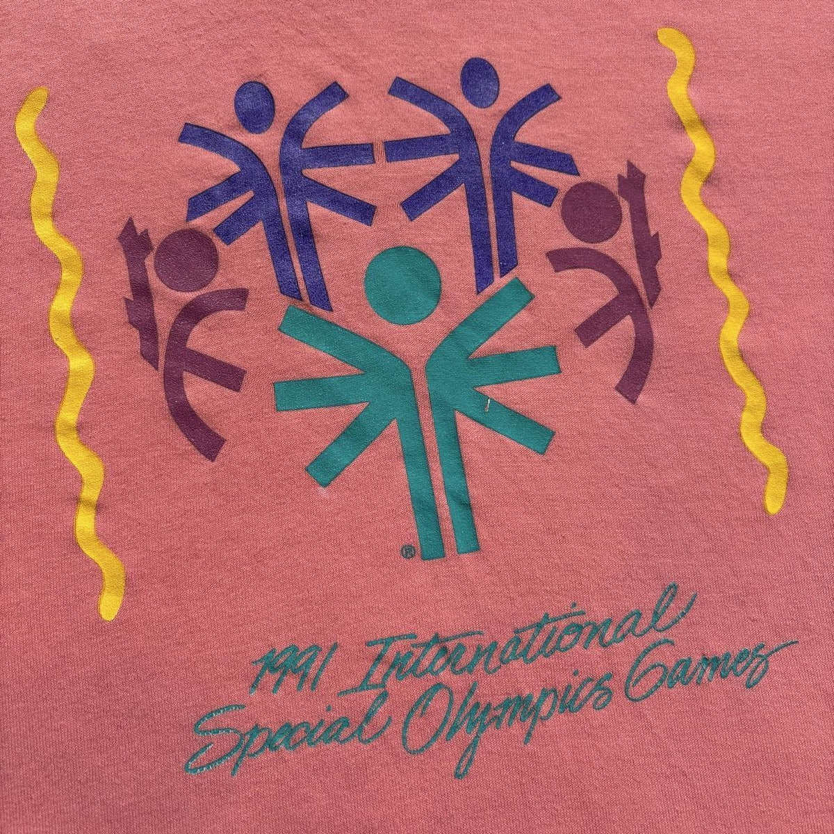 Vintage 90s USA international special Olympics Games athletics t-shirt