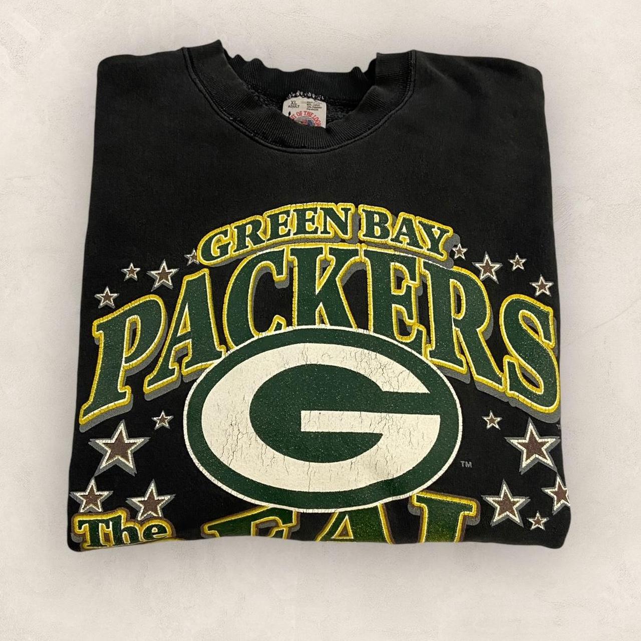 Vintage 90s USA Green Bay Packers NFL American Football graphic sweatshirt