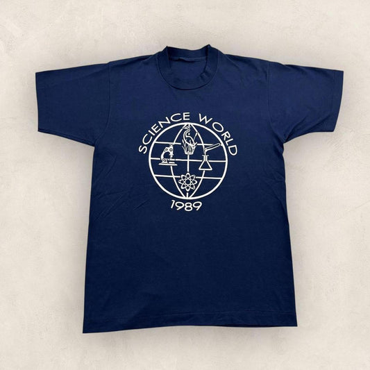 Vintage 80s Science World Vancouver Canada Expo Centre museum t-shirt