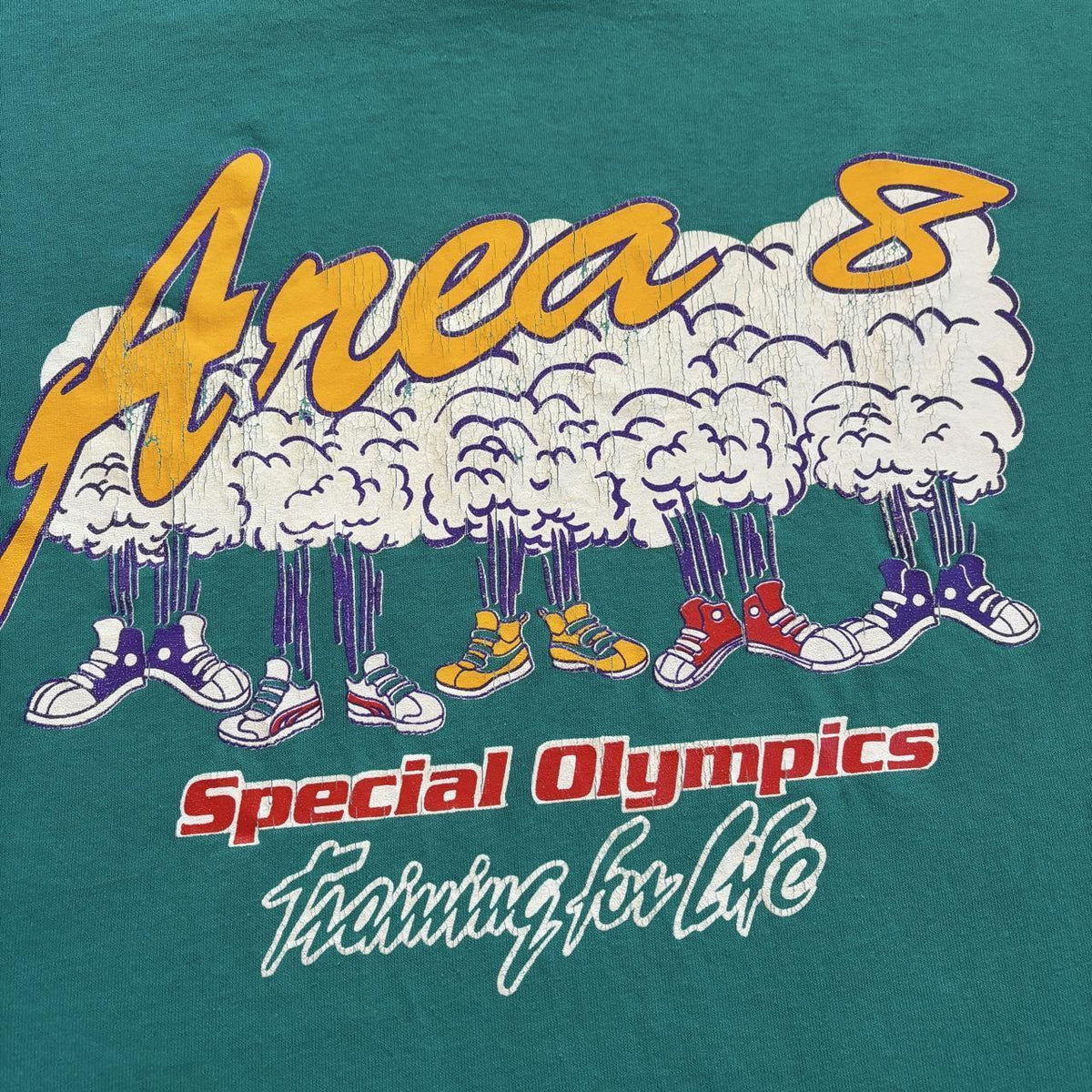Vintage 90s USA Special Olympics athletics Area 8 Michigan t-shirt