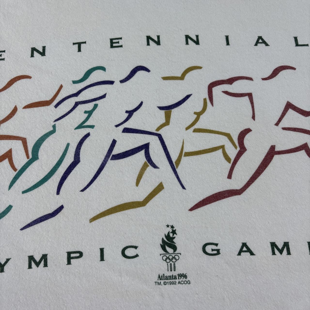 Vintage 90s USA Atlanta Olympics summer games athletics t-shirt