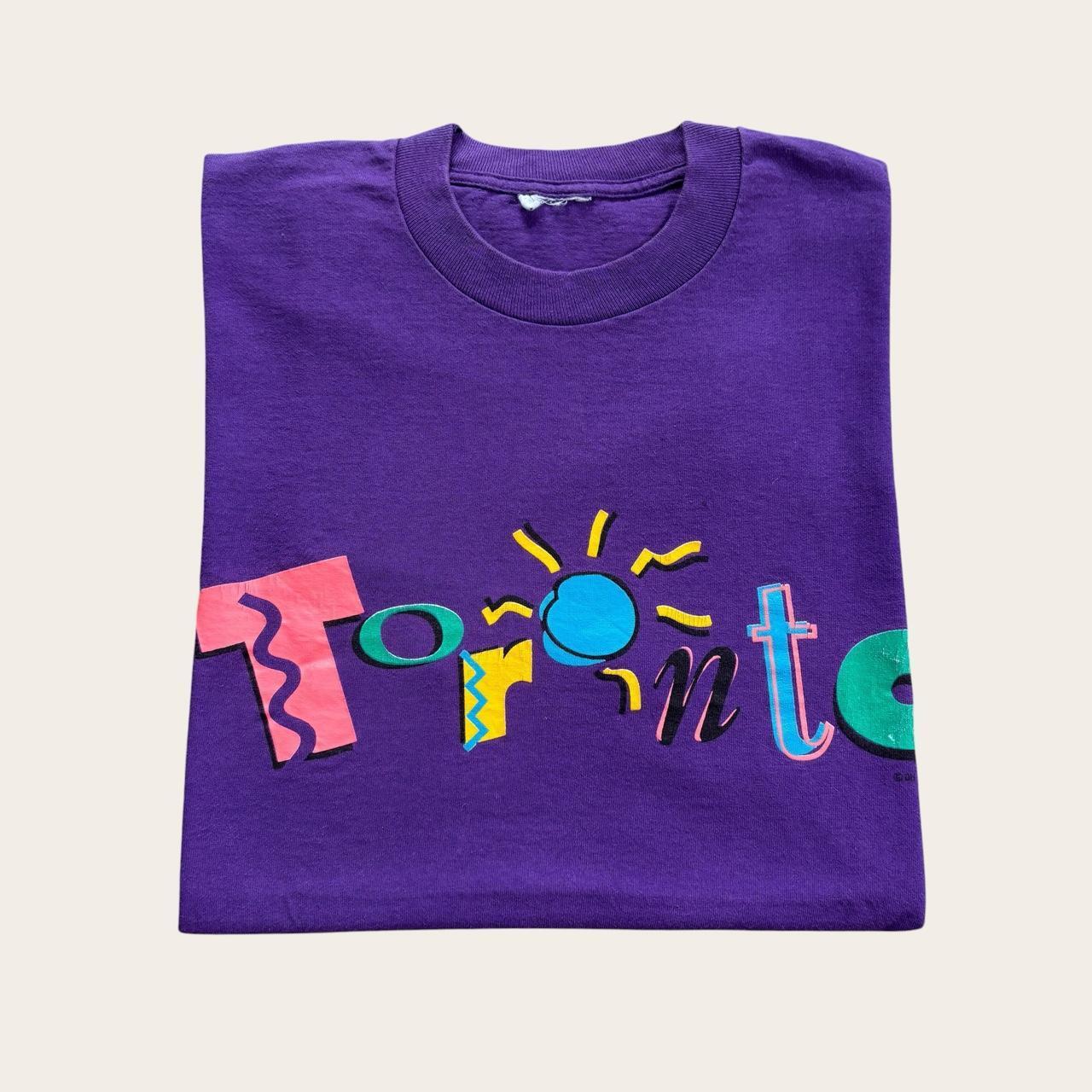 Vintage 90s Toronto Canada spell out souvenir t-shirt