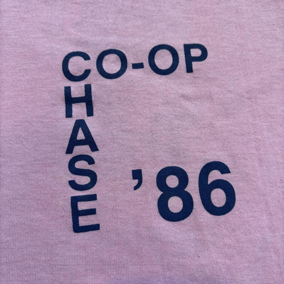 Vintage 80s USA Co-Op Chase Michigan road race running t-shirt
