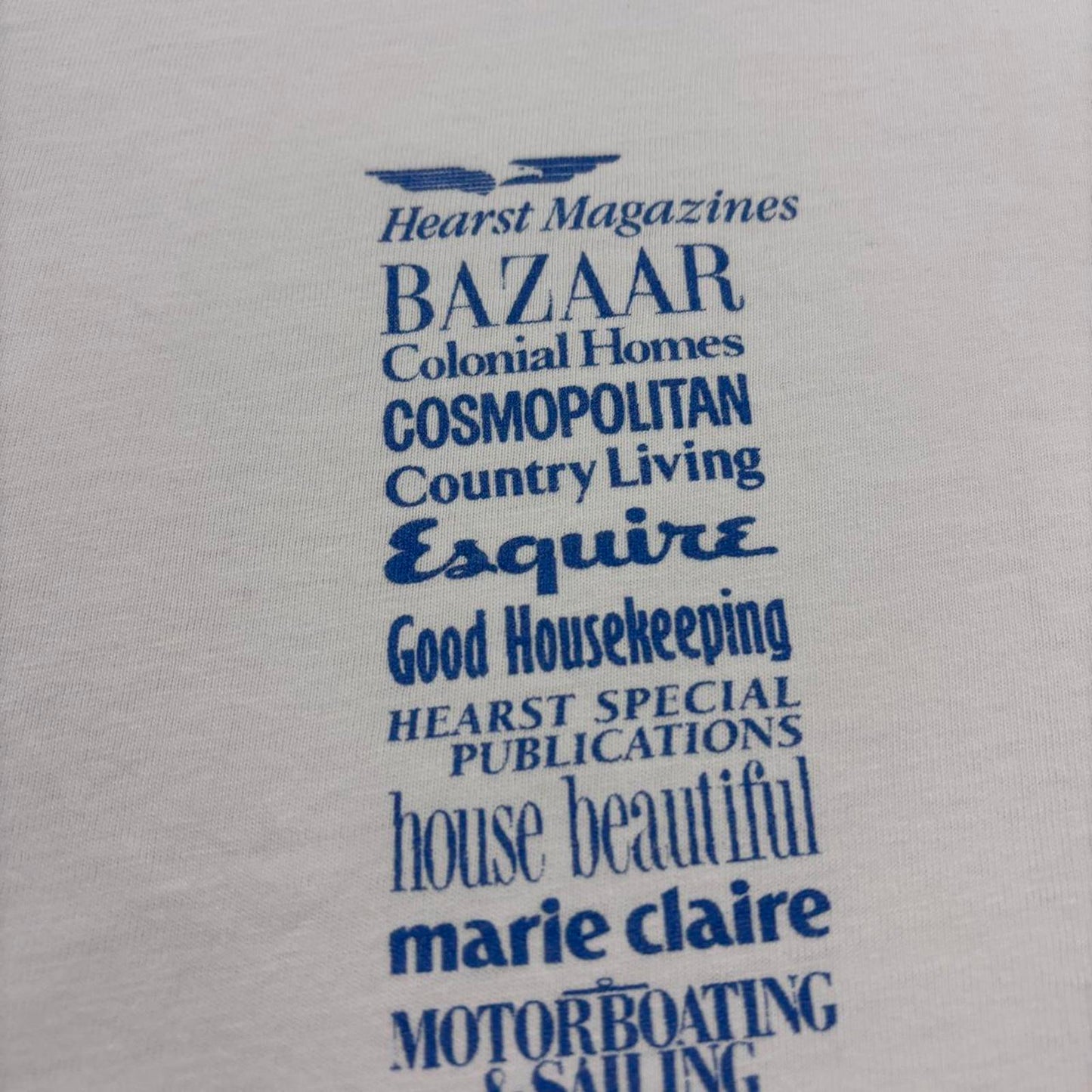 Vintage 90s USA Hearst Magazines Cosmopolitan Esquire Marie Claire t-shirt