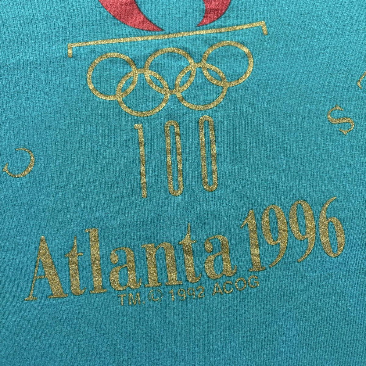 Vintage 90s USA Atlanta Olympics summer games athletics t-shirt