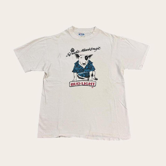 Vintage 90s USA Spuds Mackenzie Budweiser beer Missouri bar t-shirt