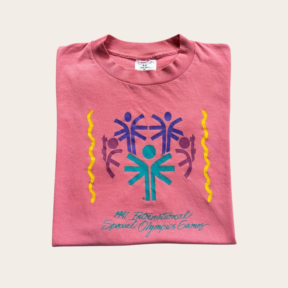 Vintage 90s USA international special Olympics Games athletics t-shirt