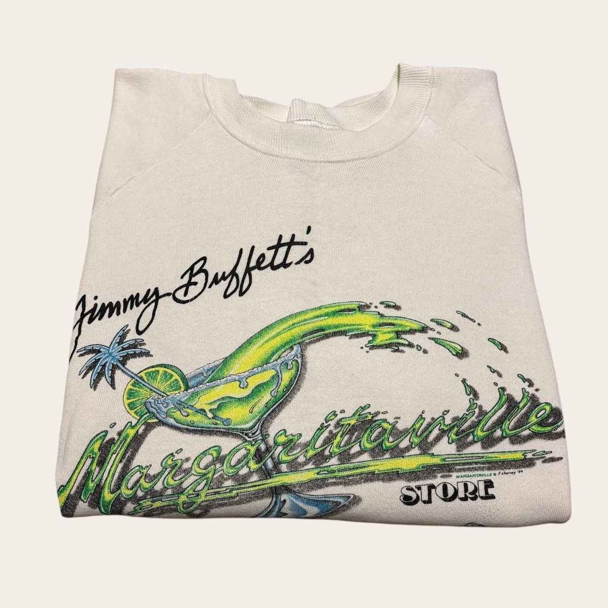Vintage 80s USA Jimmy Buffet’s Margaritaville bar restaurant sweatshirt