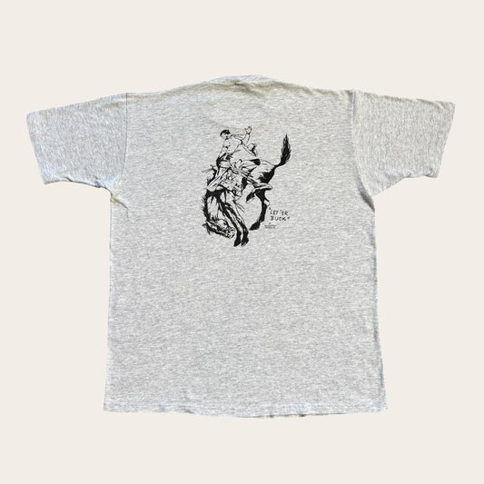 Vintage 90s USA Pendleton round up cowboy rodeo western t-shirt