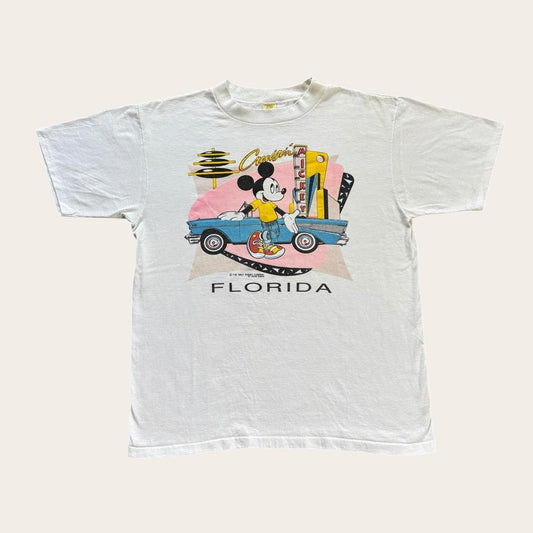 Vintage 80s USA Disney Mickey Mouse cruising Florida t-shirt