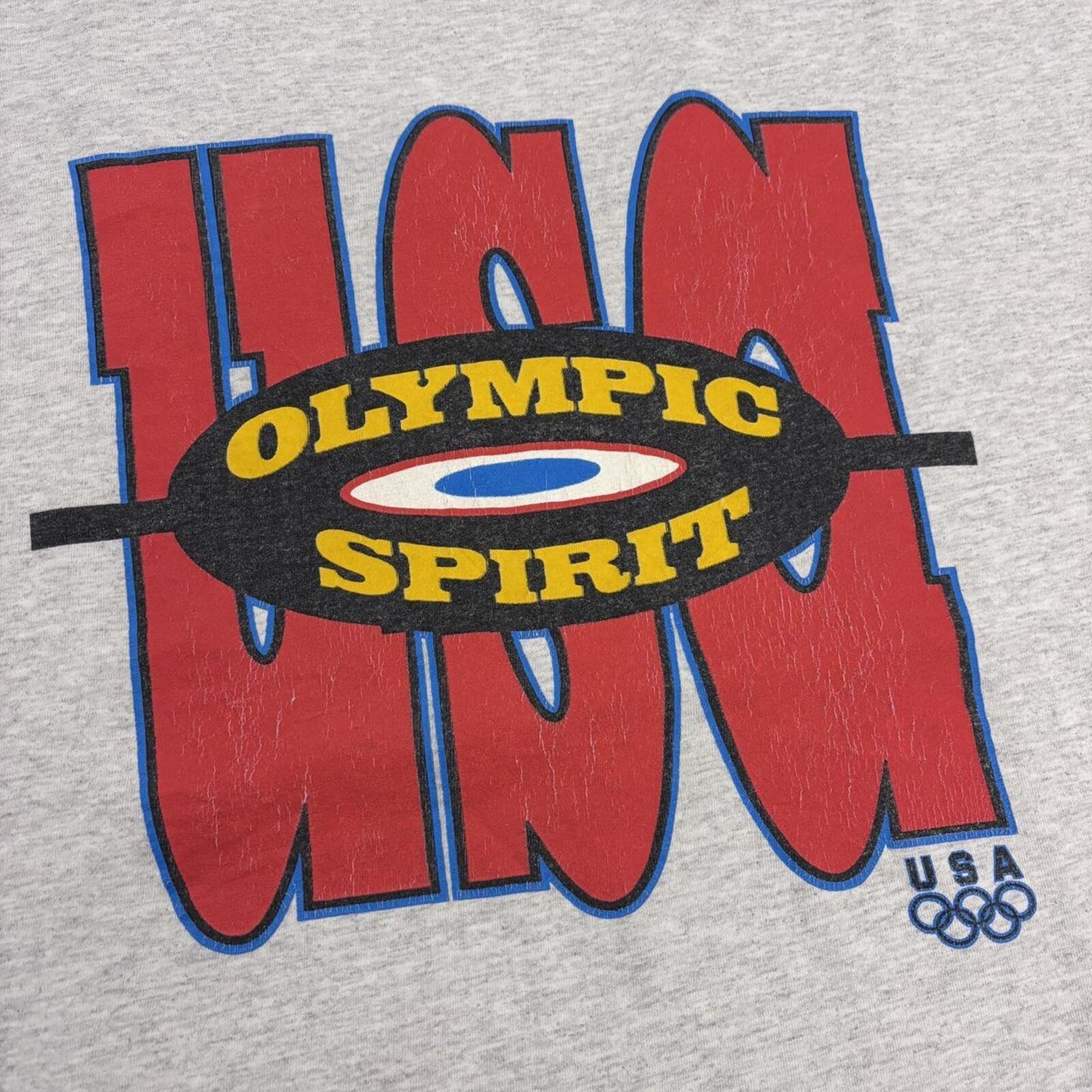Vintage 90s Team USA Olympics spirit summer games athletics graphic t-shirt
