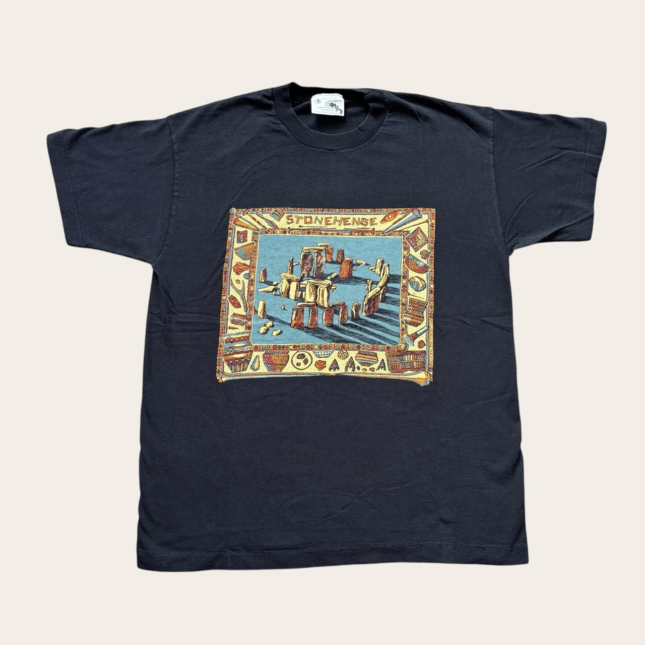 Vintage 90s Stonehenge monument souvenir t-shirt