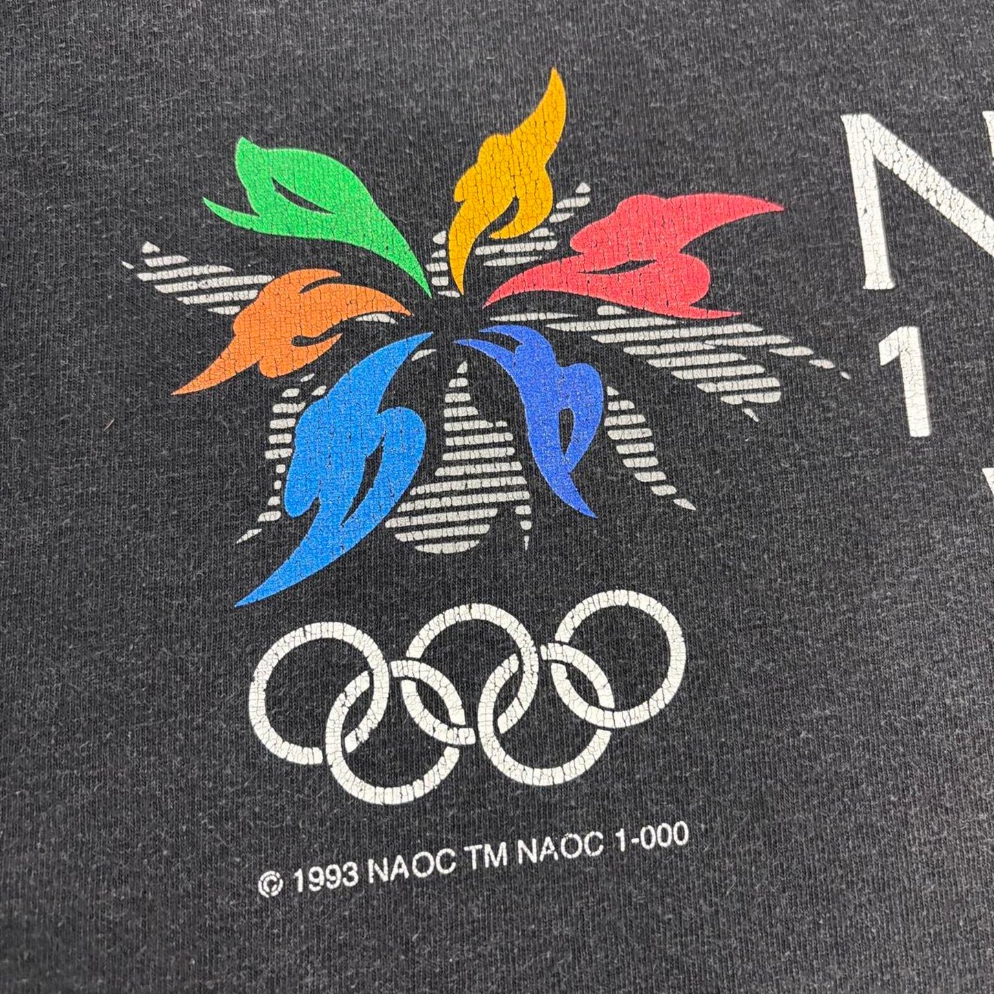 Vintage 90s Nagano Olympics Japan winter games snow sports Coca Cola t-shirt