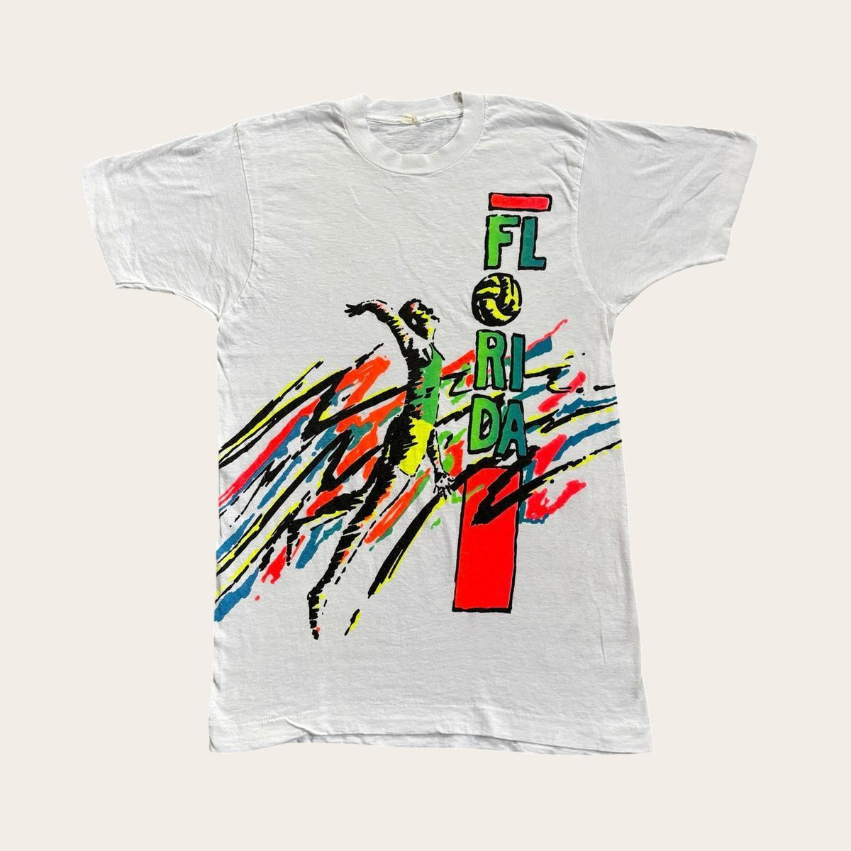 Vintage 90s USA Florida volleyball souvenir t-shirt