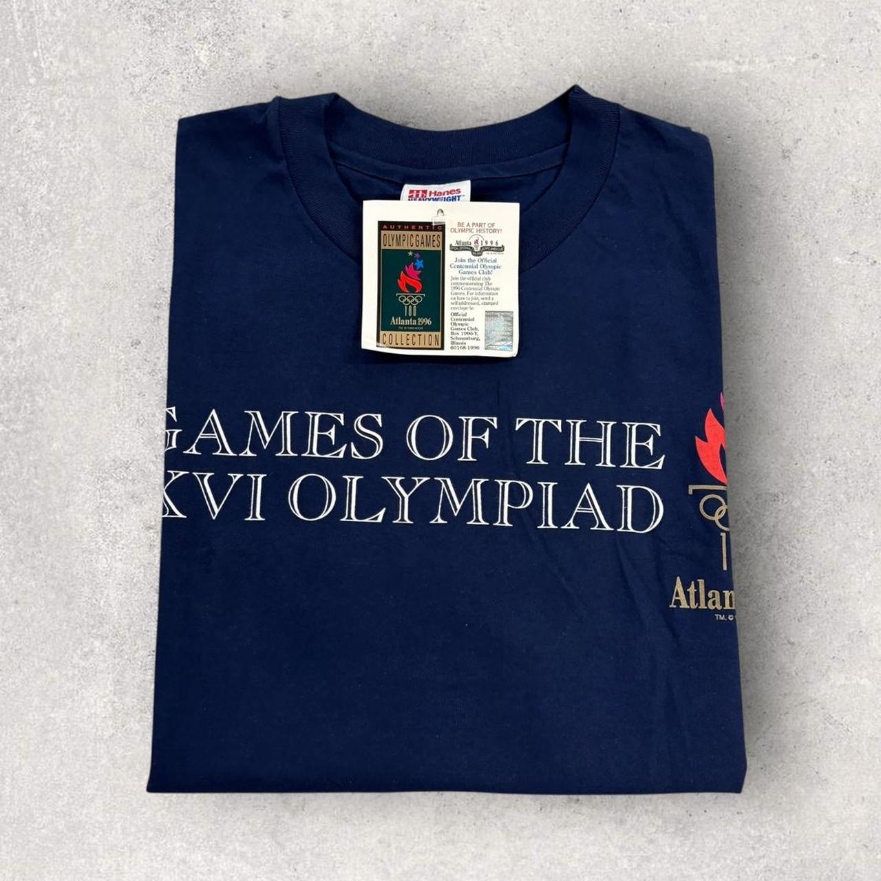 Vintage 90s USA Atlanta Olympics summer games athletics graphic t-shirt