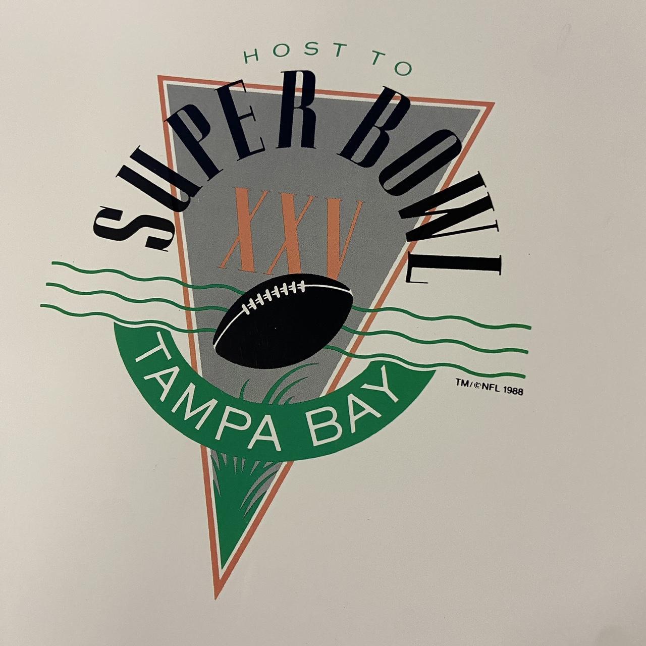 Super Bowl XXV Poster Close-up - 1980s Tampa Bay NFL Print