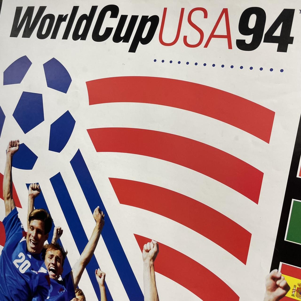 World Cup 94 Poster Team USA Detail - 1990s Budweiser Sports Print