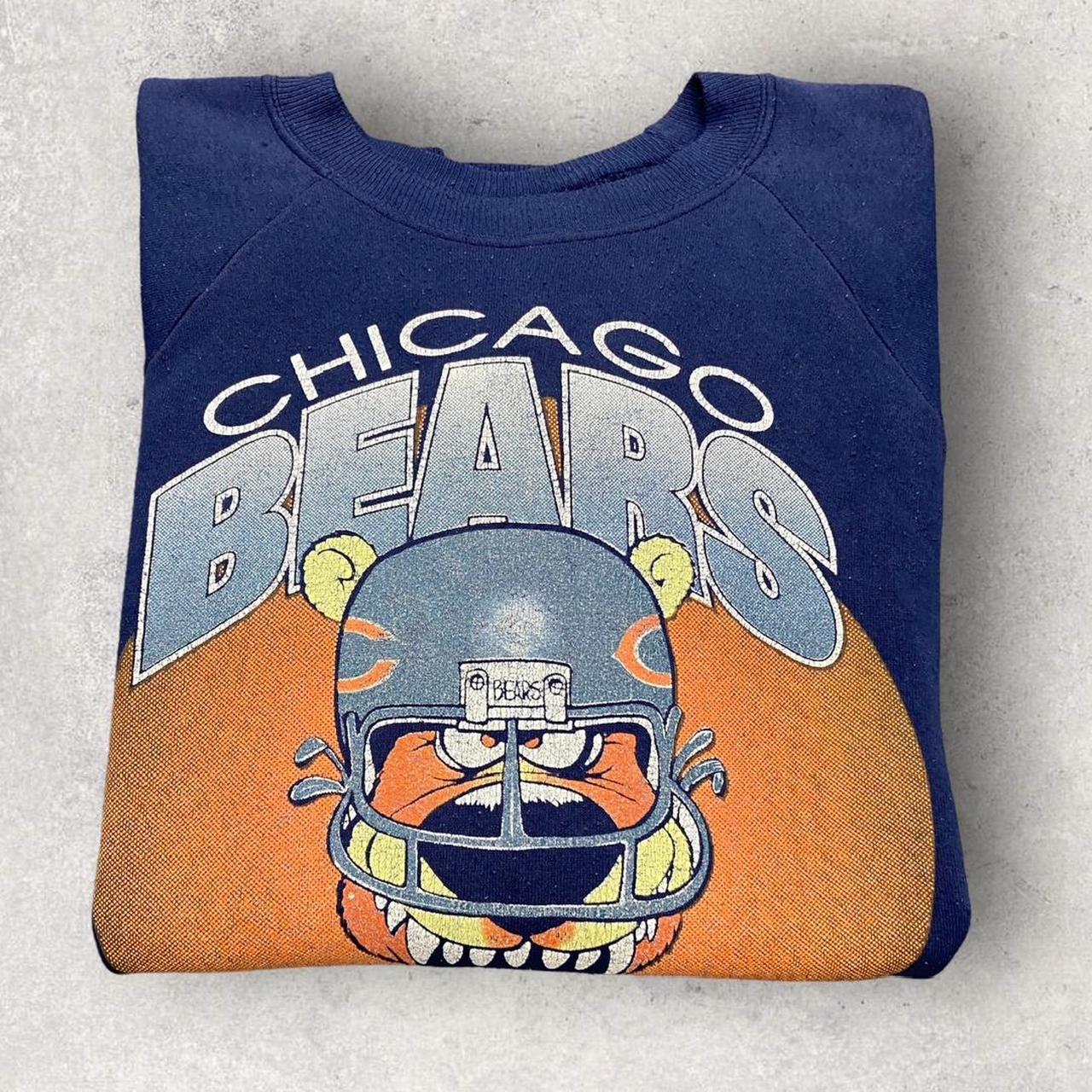 Vintage 90s USA Chicago Bears American Football NFL promotional graphic sweatshirt