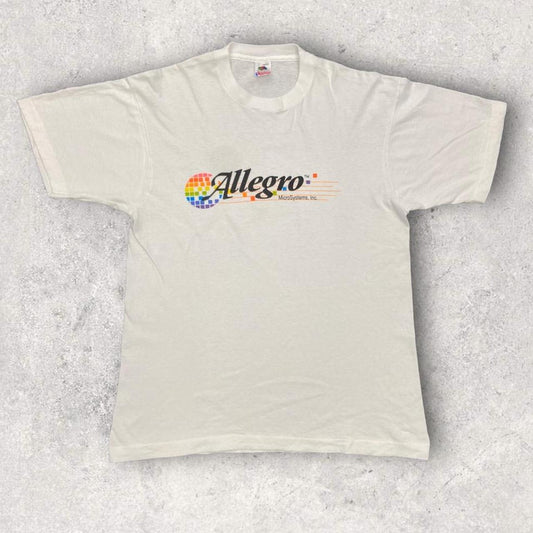 Vintage 90s USA Allegro computer Microsystems graphic t-shirt