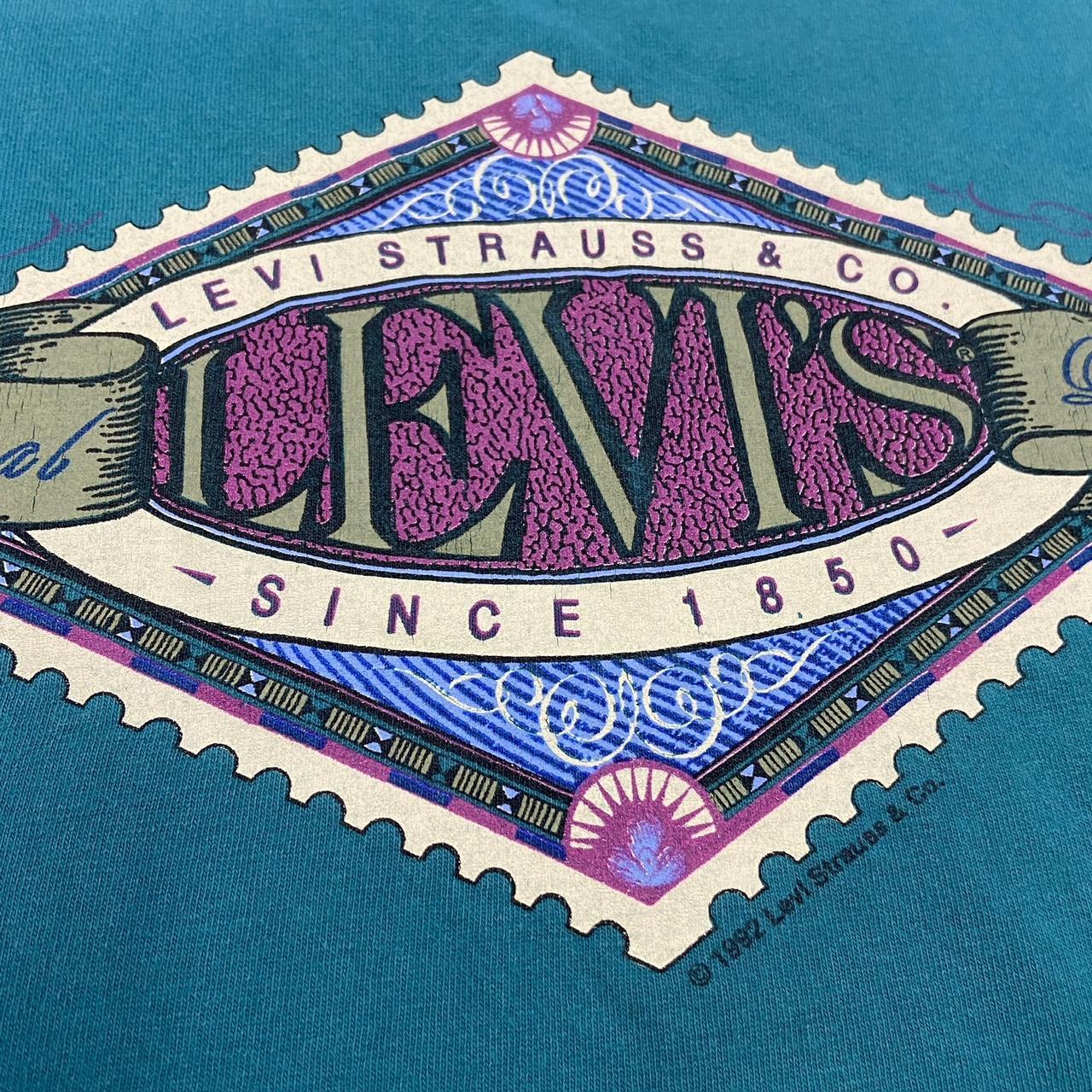 Vintage 90s USA Levi’s Levi Strauss California promotional graphic t-shirt