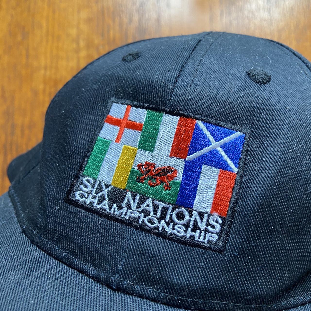 Vintage Six Nations championship Rugby union flags promotional embroidered graphic cap