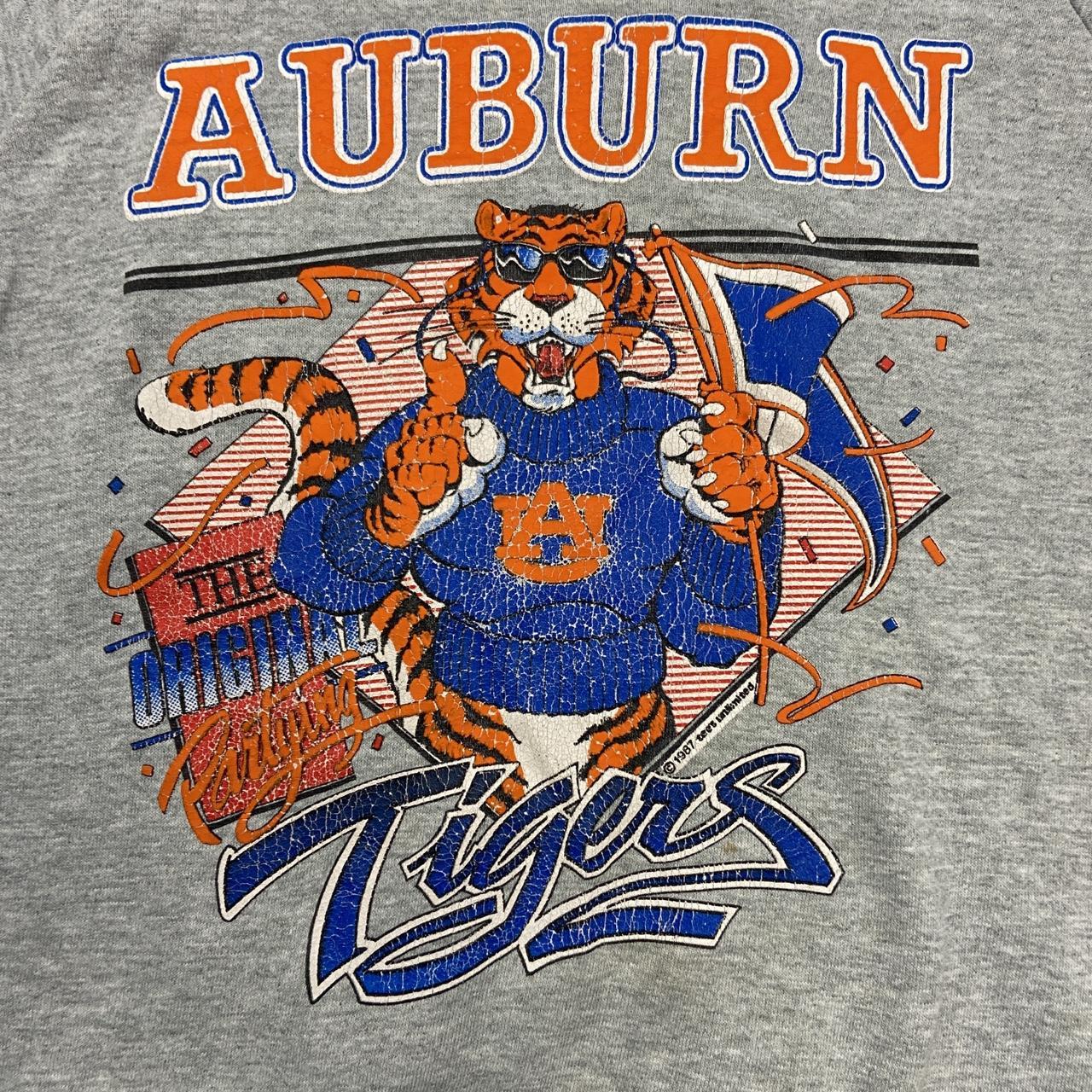 Vintage 80s USA Auburn Tigers nfl college football Alabama university graphic sweatshirt