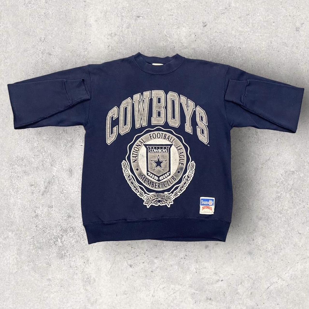 Vintage 90s USA Dallas Cowboys NFL American football promotional graphic sweatshirt