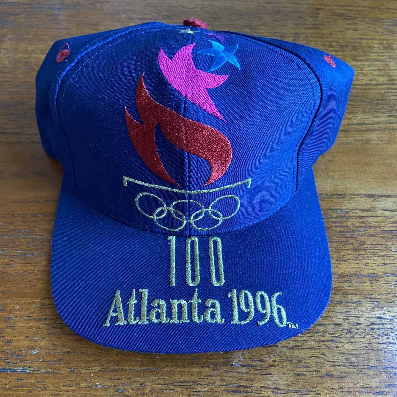 Vintage 90s USA Atlanta Olympics summer games promotional embroidered graphic cap