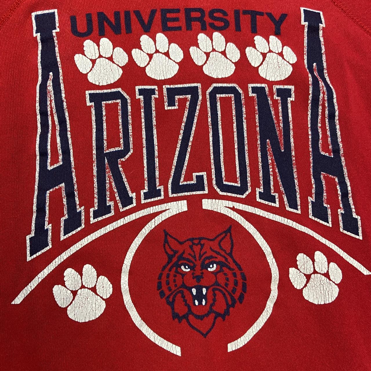 Vintage 90s USA University of Arizona wildcats promotional graphic sweatshirt