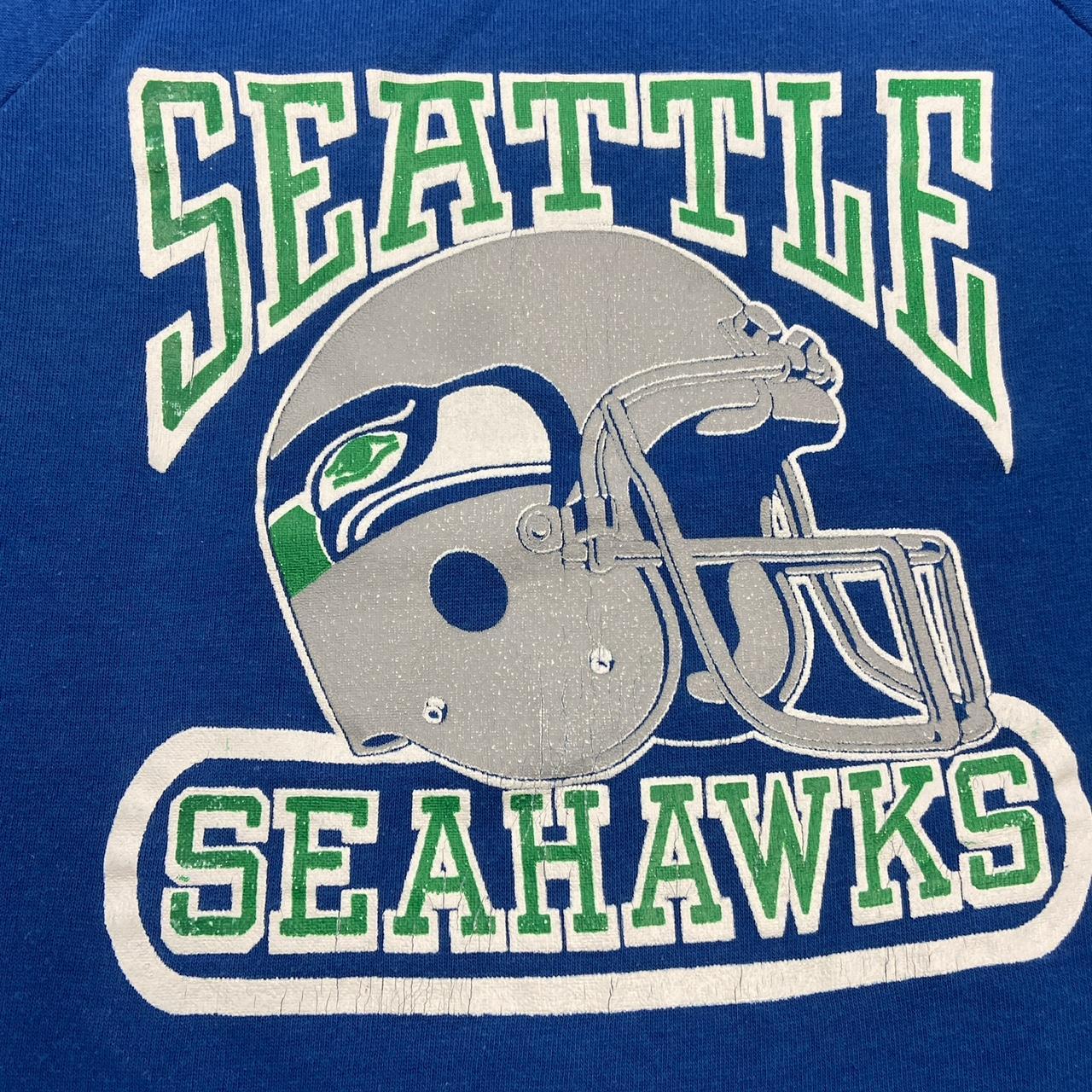 Vintage 90s USA Seattle Seahawks NFL American Football Super Bowl promotional graphic sweatshirt