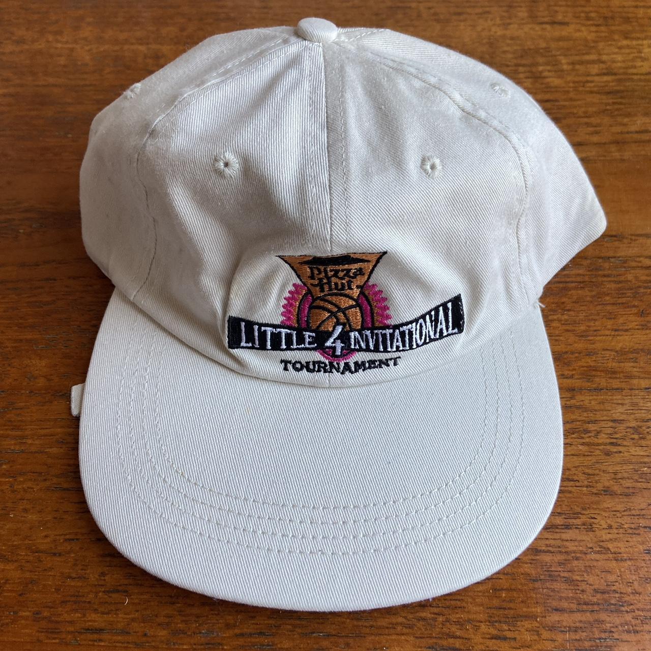 Vintage 90s USA Pizza Hut little 4 invitational basketball tournament promotional graphic cap