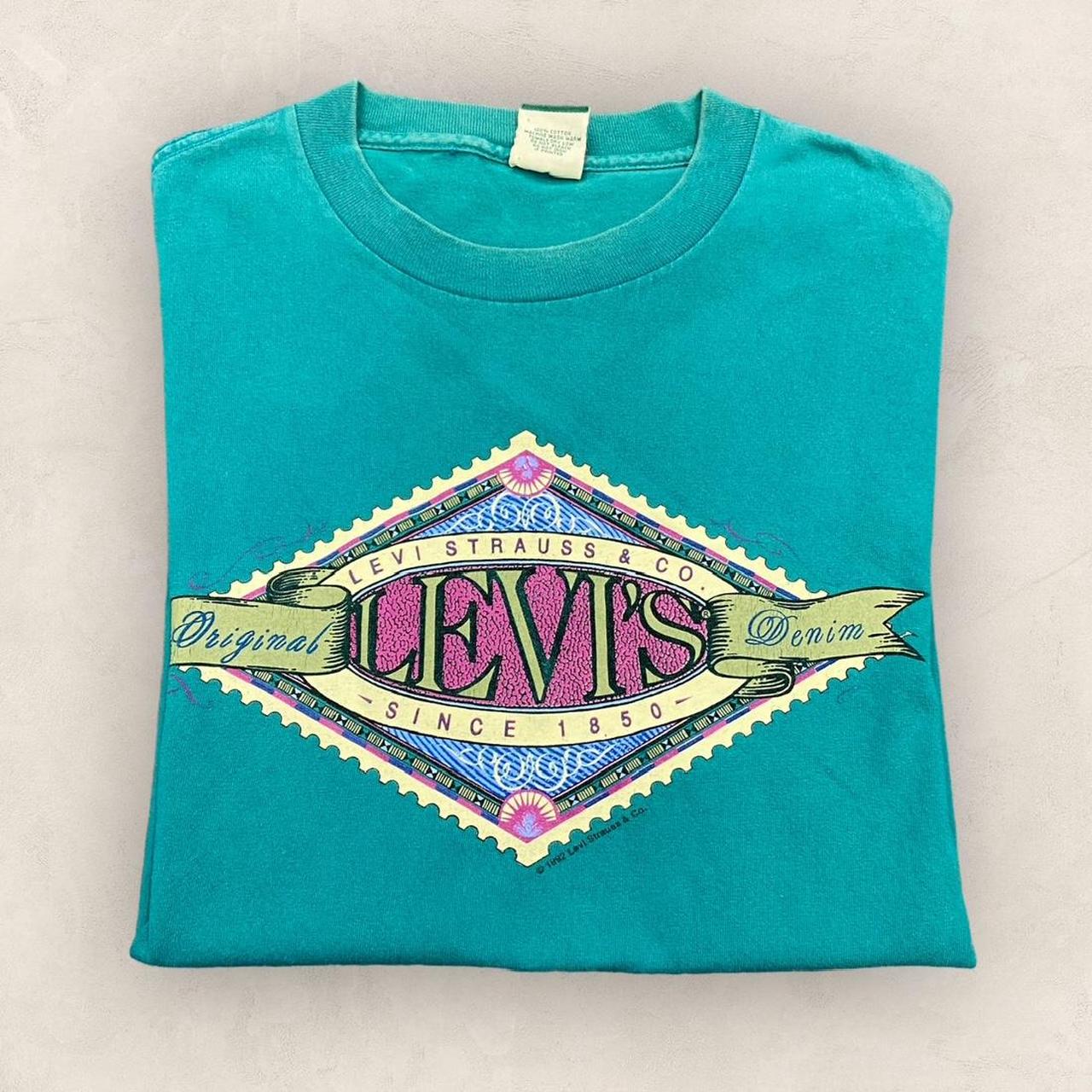 Vintage 90s USA Levi’s Levi Strauss California promotional graphic t-shirt