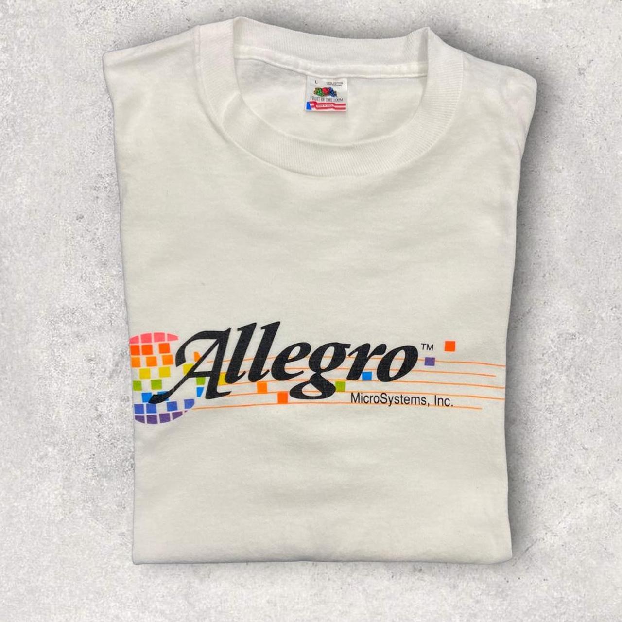 Vintage 90s USA Allegro computer Microsystems graphic t-shirt