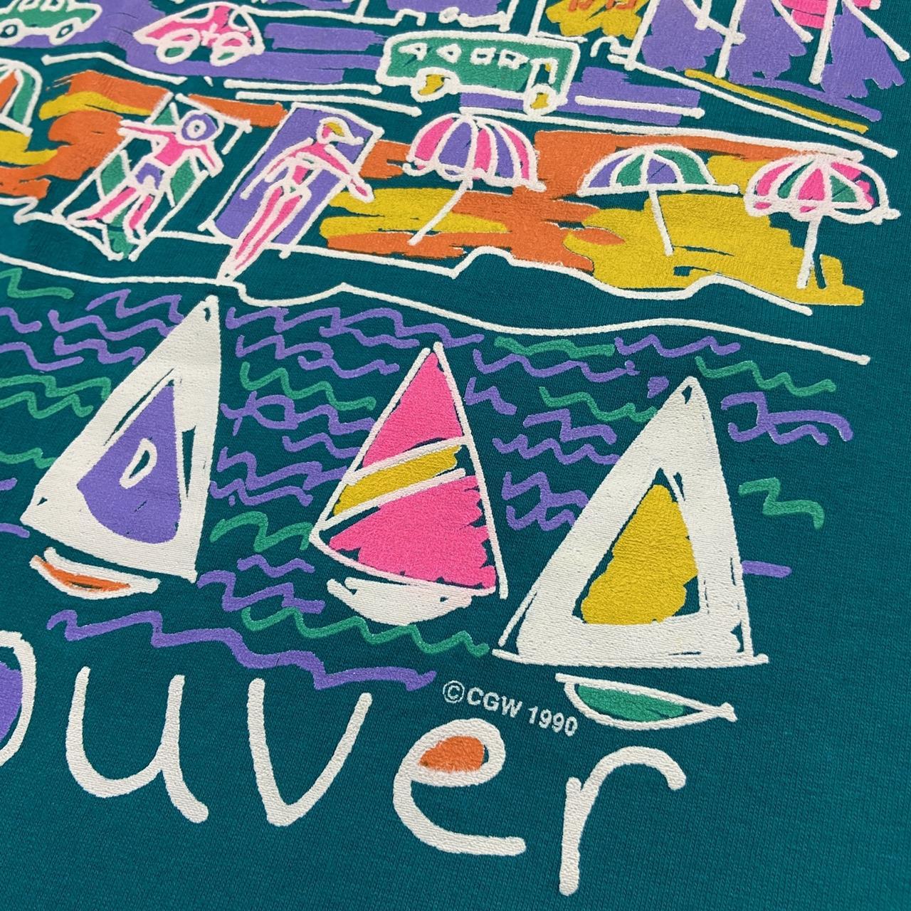 Vintage 90s Canada ‘one day in Vancouver’ tourist souvenir graphic t-shirt