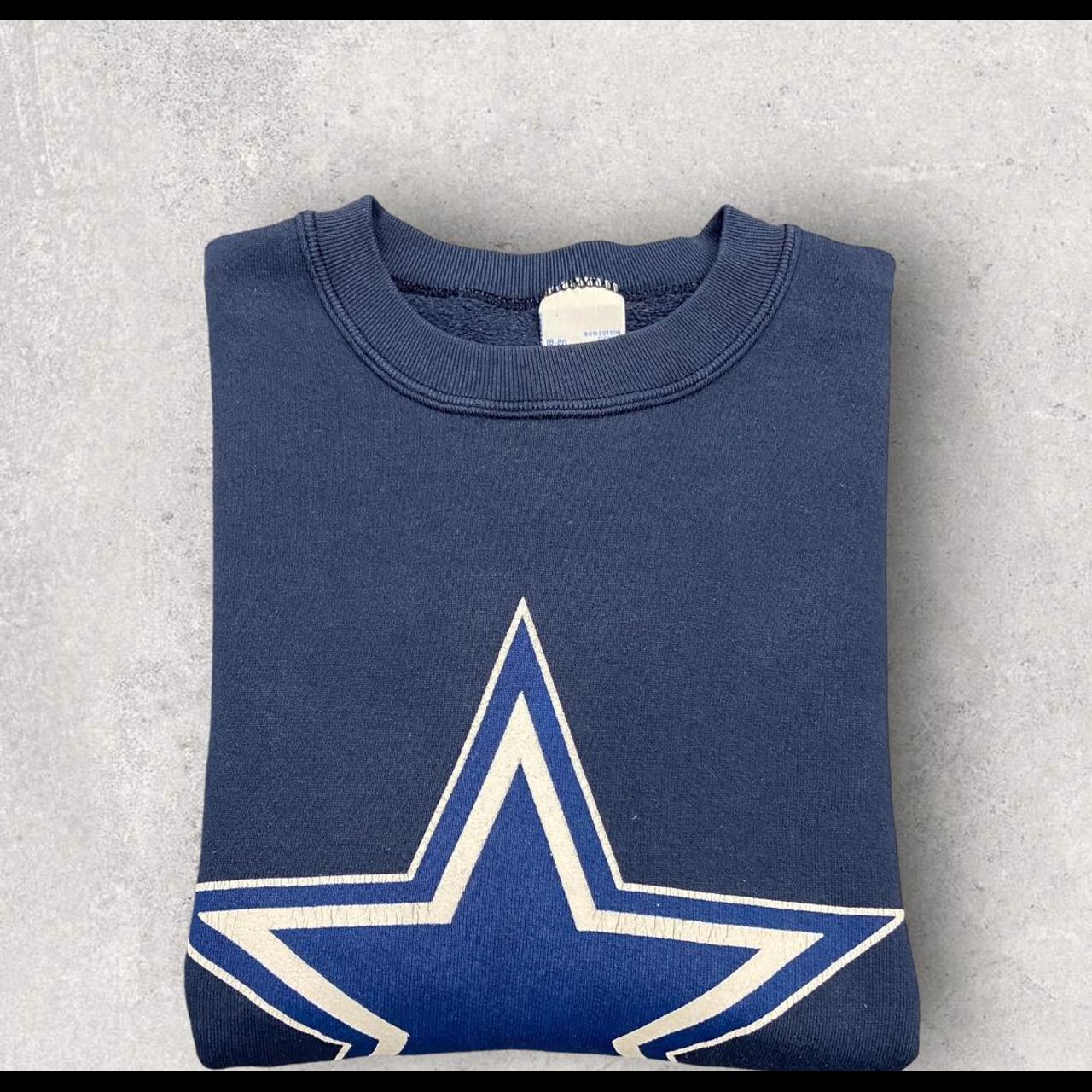 Vintage 90s USA Dallas Cowboys NFL American Football Texas promotional graphic sweatshirt